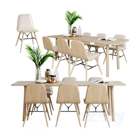 Fredericia spine chair table taro